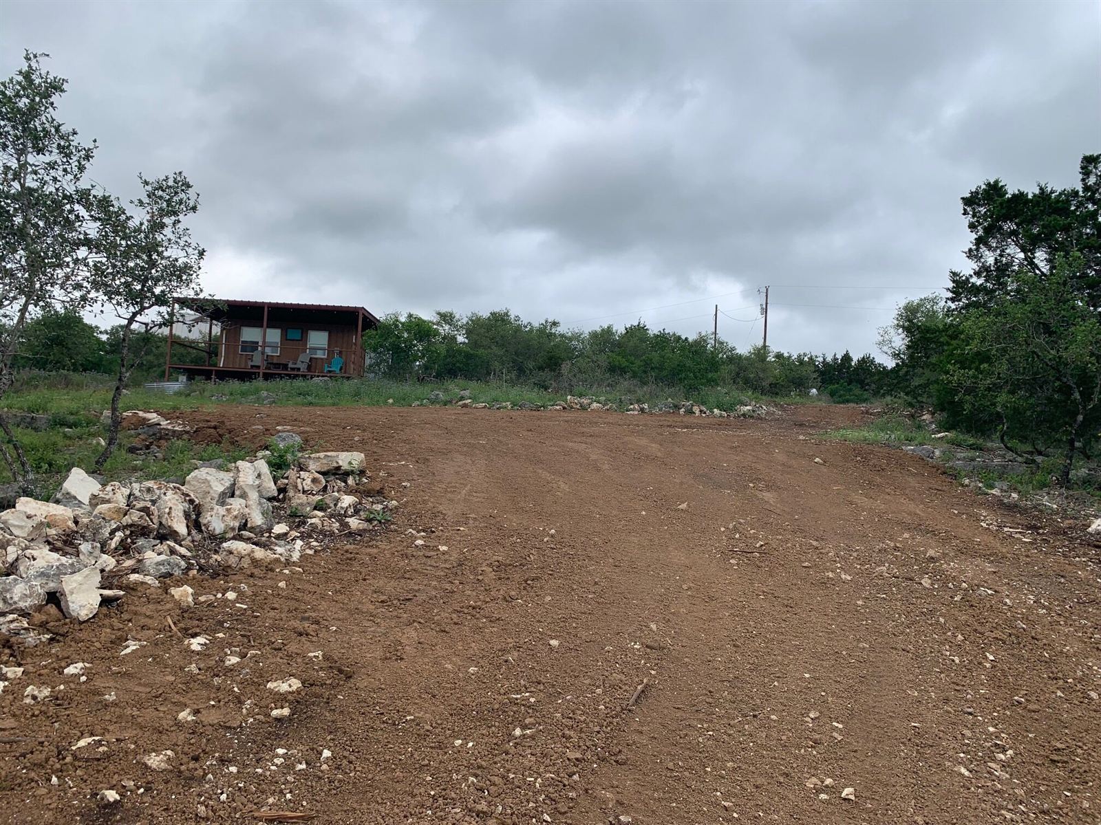 Property after brush and cedar clearing